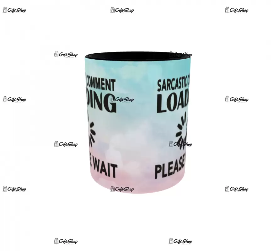 Sarcastic comment loading, cana ceramica, 330ml,  cgs1312b