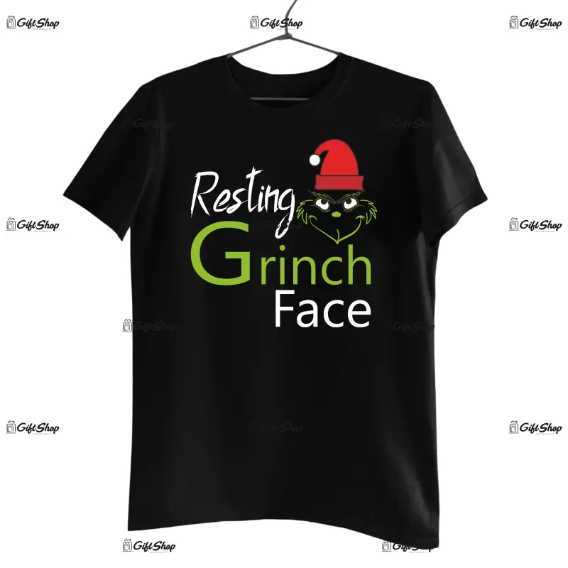 Resting grinch face  -   , tricou cu mesaj