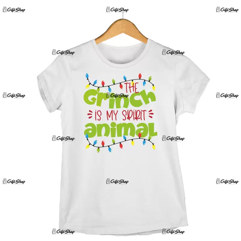 The grinch is my spirit animal  -   , tricou cu mesaj