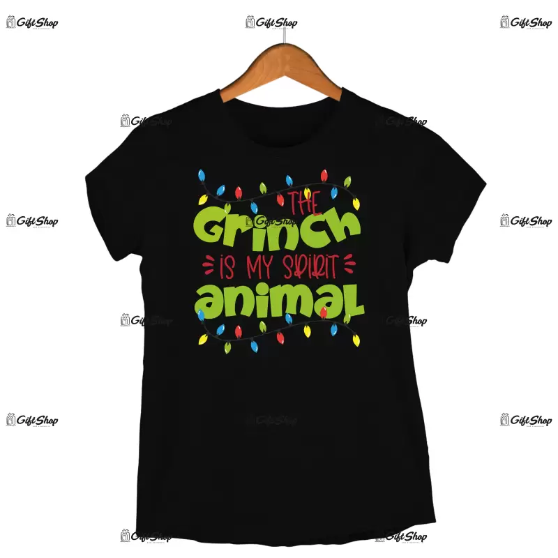 The grinch is my spirit animal  -   , tricou cu mesaj