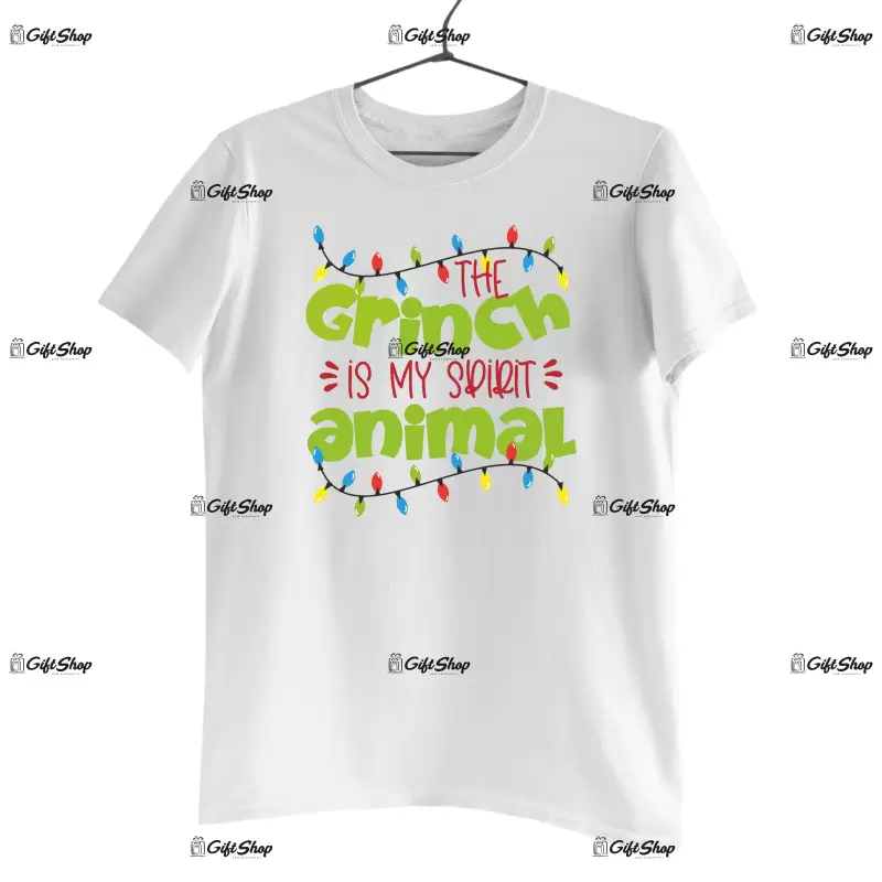 The grinch is my spirit animal  -   , tricou cu mesaj