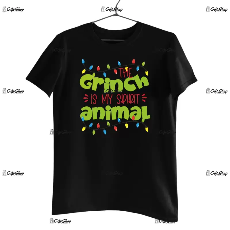 The grinch is my spirit animal  -   , tricou cu mesaj