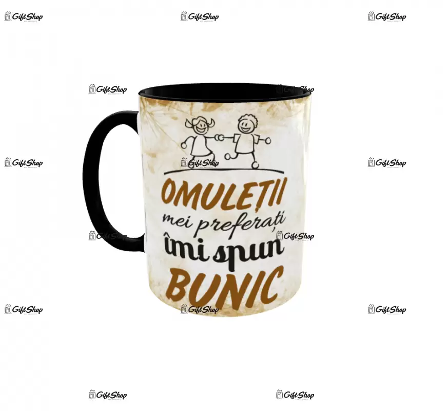 Omuletii mei preferati imi spun bunic, cana ceramica, 330ml, cgs1316