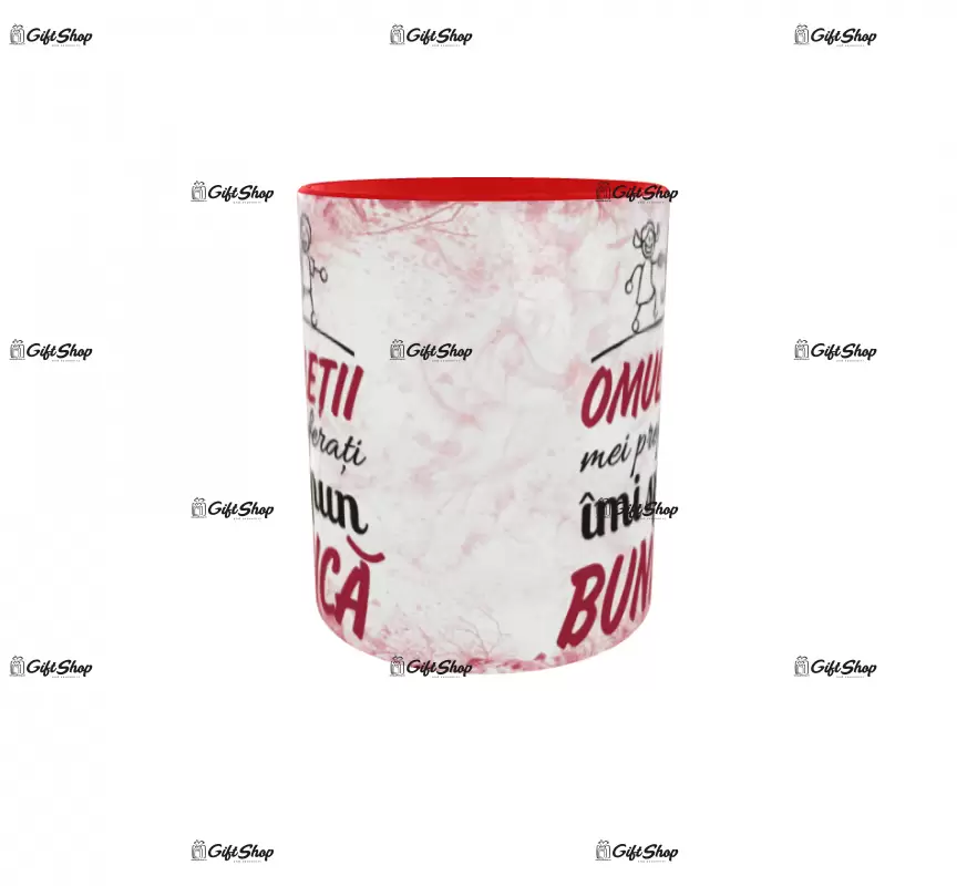 Omuletii mei preferati imi spun bunica, cana ceramica, 330ml, cgs1317