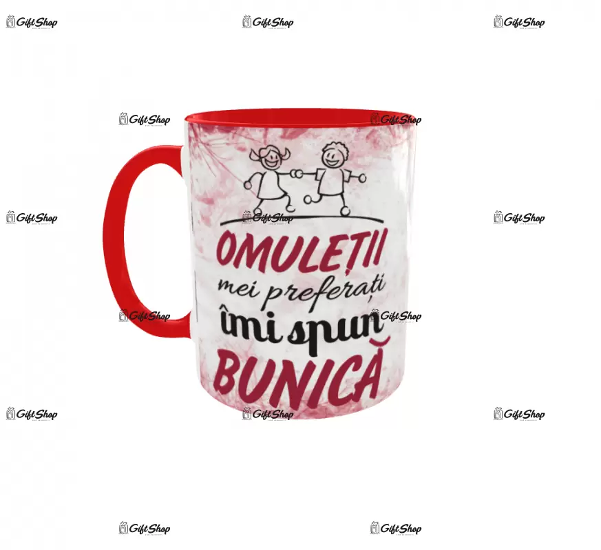 Omuletii mei preferati imi spun bunica, cana ceramica, 330ml, cgs1317