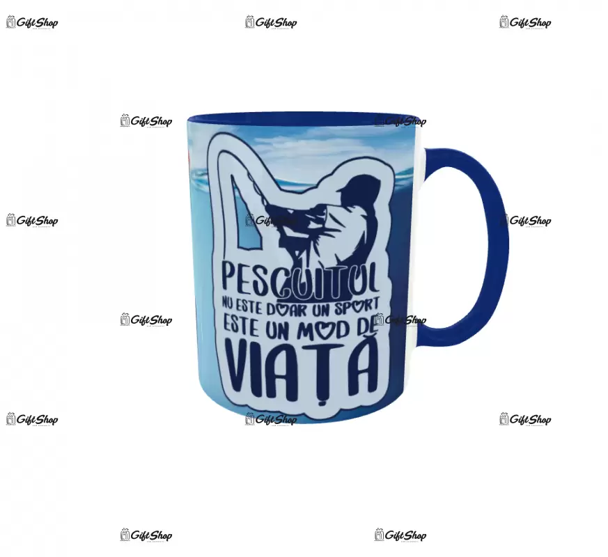 Pescuitul nu este doar un sport, cana ceramica, 330ml, cgs1319