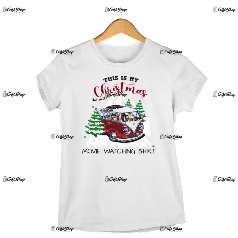 This is my christmas movie watching shirt -   , tricou cu mesaj
