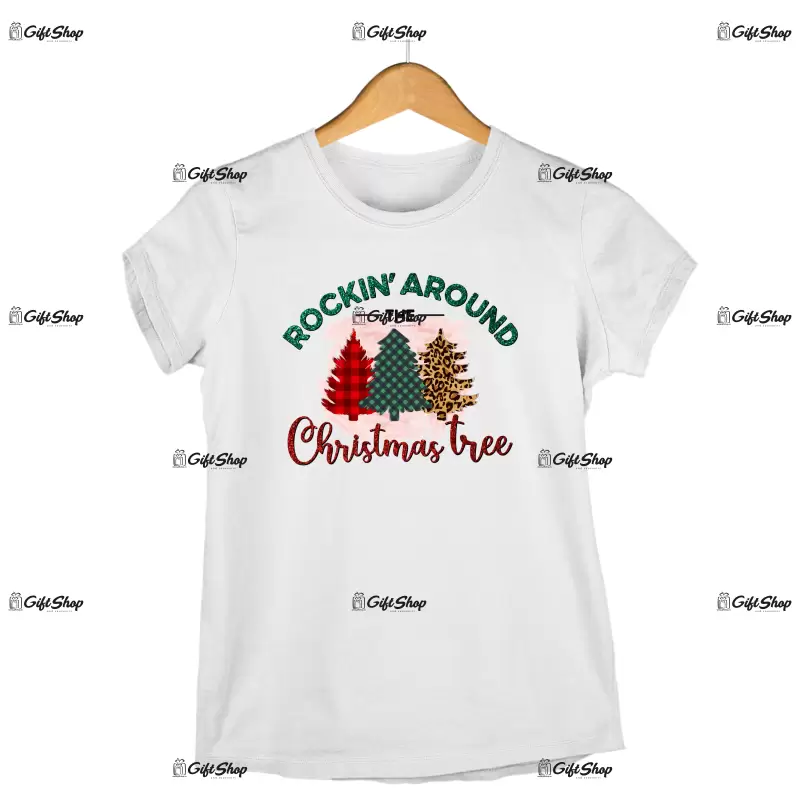 Rockin` around the christmas tree  -   , tricou cu mesaj