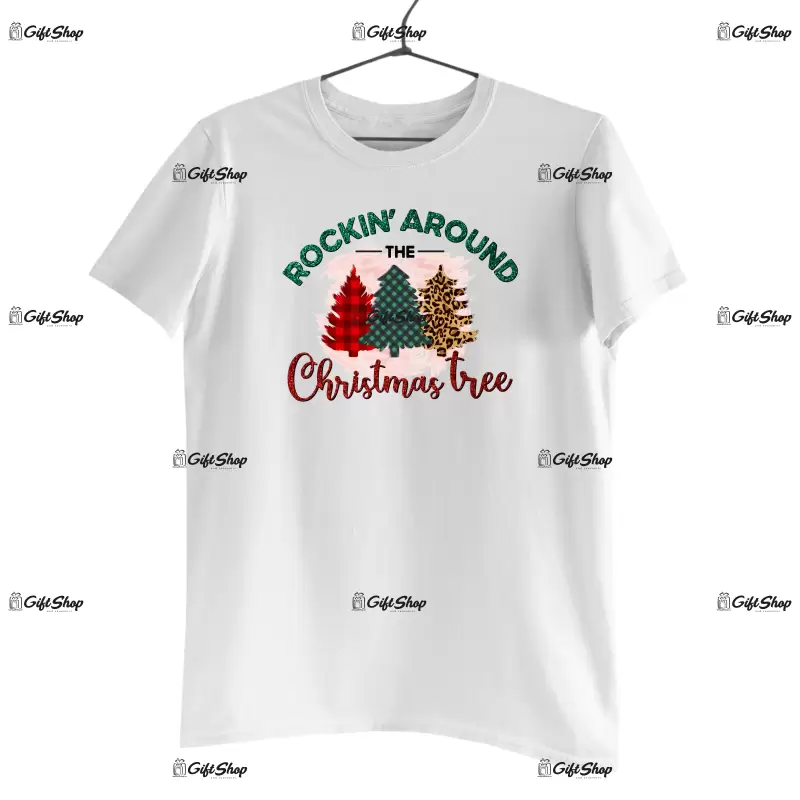 Rockin` around the christmas tree  -   , tricou cu mesaj