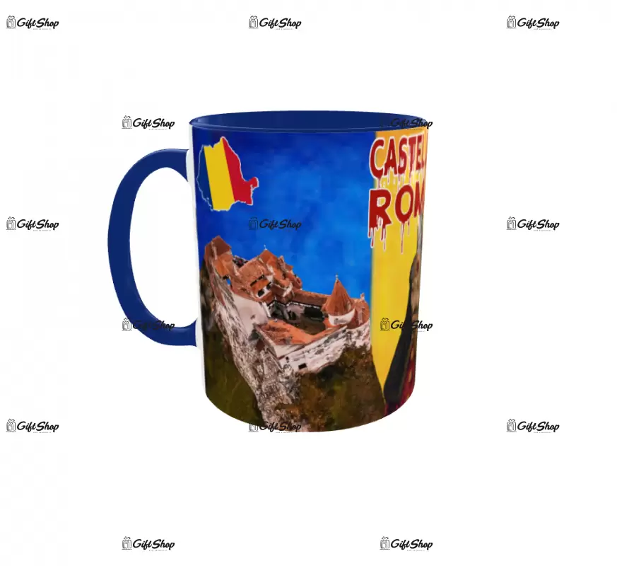 Castelul bran, cana ceramica, 330ml, cgs1327