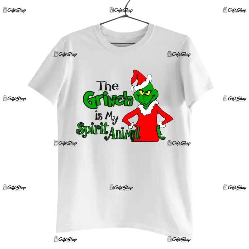 The grinch is my spirit animal  -   , tricou cu mesaj.