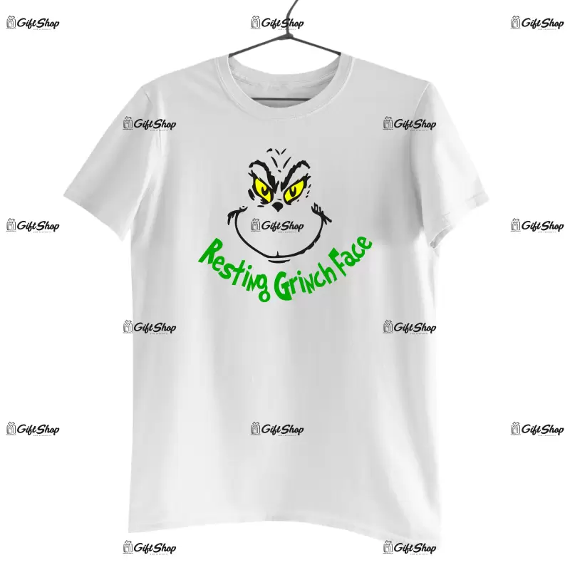 Resting grinch face man -   , tricou cu mesaj