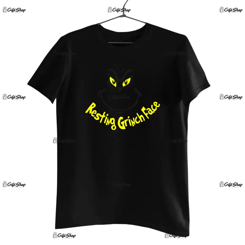 Resting grinch face man -   , tricou cu mesaj