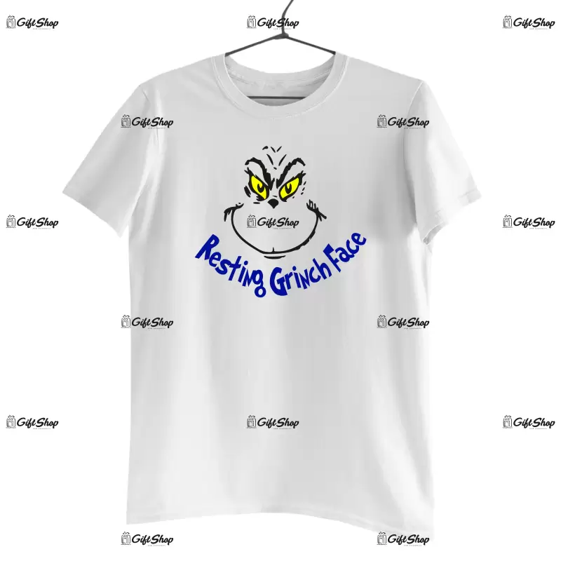 Resting grinch face man -   , tricou cu mesaj