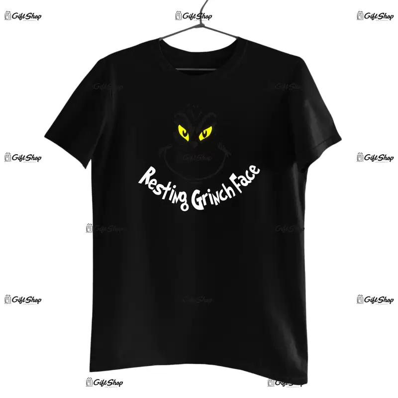 Resting grinch face man -   , tricou cu mesaj