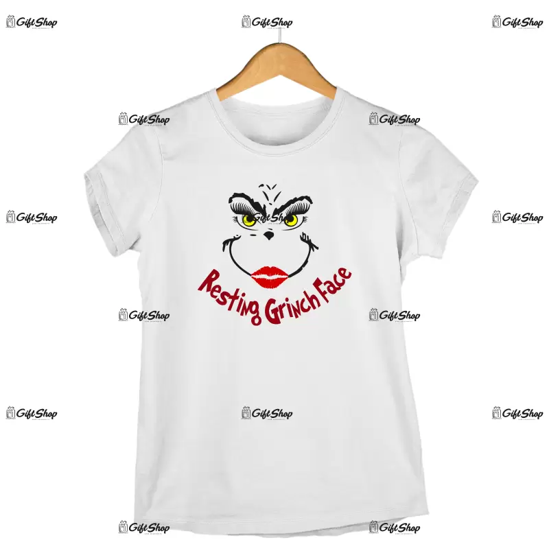 Resting grinch face woman -   , tricou cu mesaj