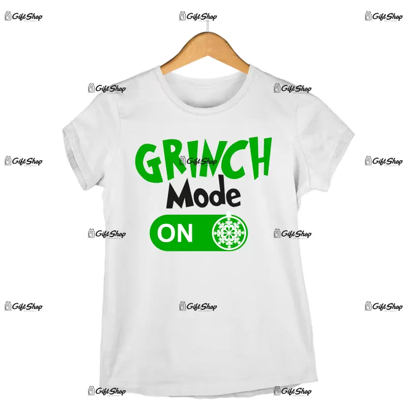 Grinch mode on -   , tricou cu mesaj
