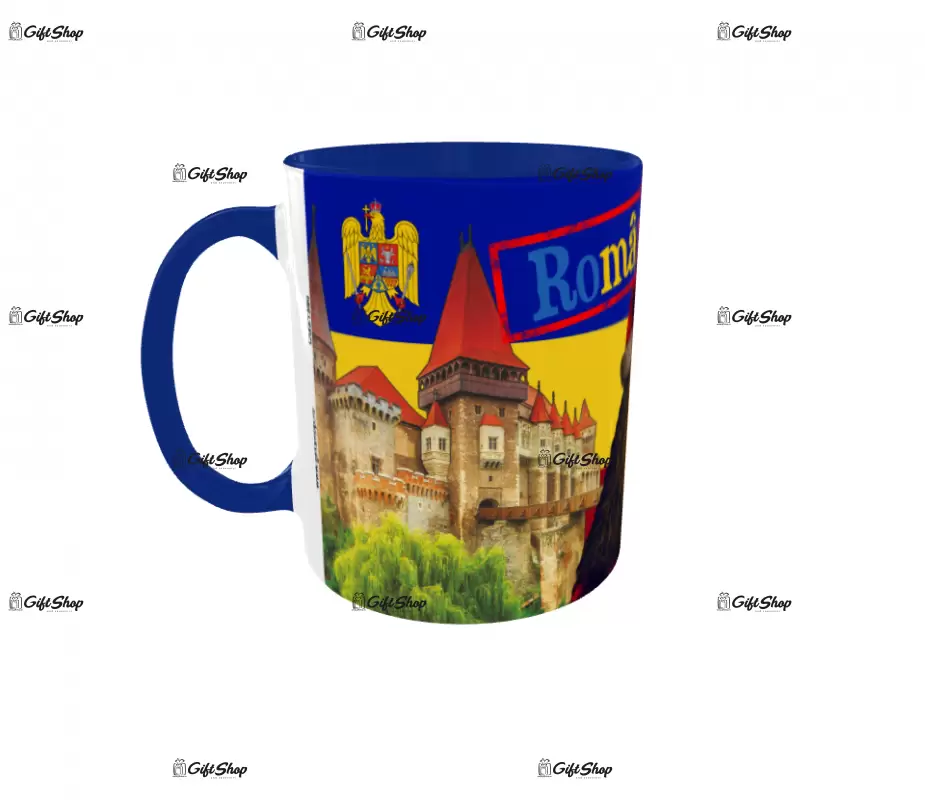 Castelul bran, cana ceramica, 330ml, cgs1386