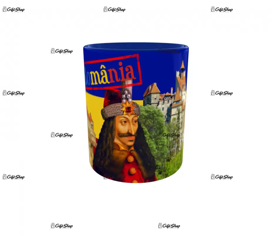 Castelul bran, cana ceramica, 330ml, cgs1386