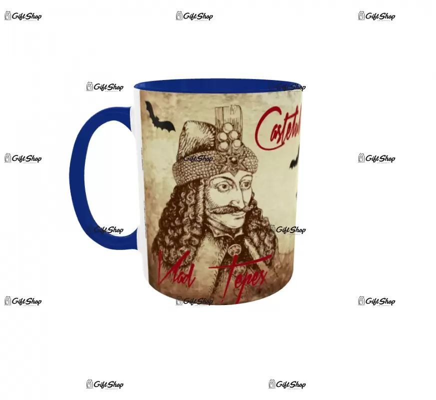Castelul bran, cana ceramica, 330ml,  cgs1397