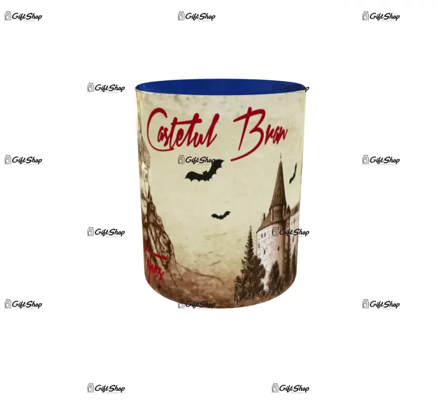 Castelul bran, cana ceramica, 330ml,  cgs1397