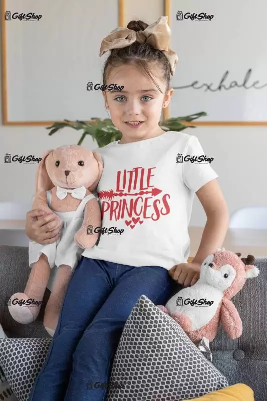 Little princess, tricou cu mesaj