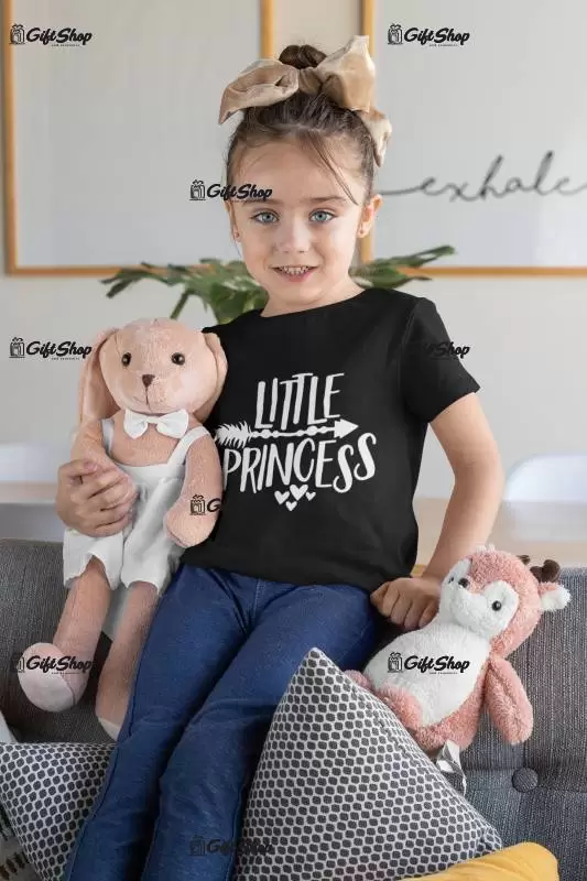 Little princess, tricou cu mesaj