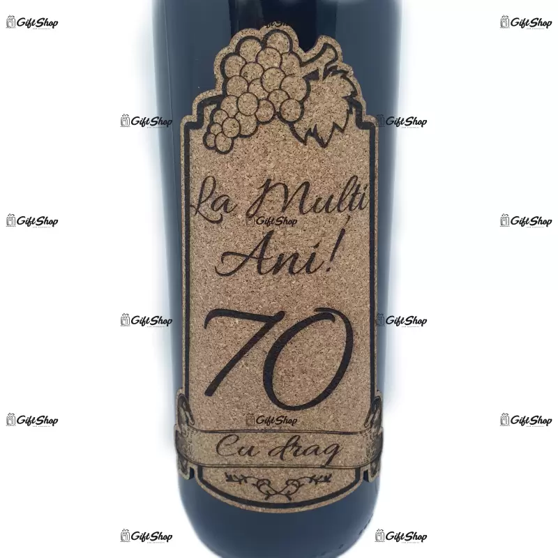 La multi ani 70 editie limitata, vin rosu cabernet sauvignon, demisec, 750ml, 13.5% alcool