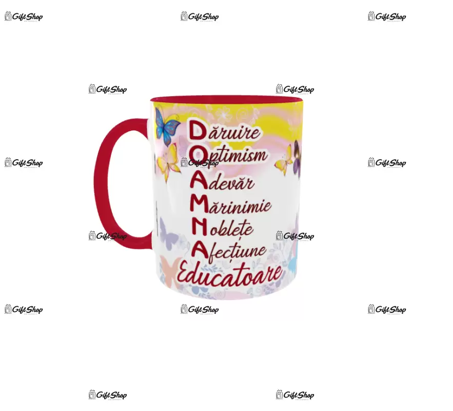 Doamna educatoare, cana ceramica, 330ml, cgs1400
