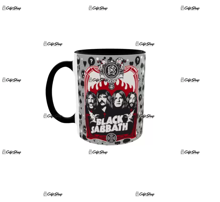 Black sabbath, cana din ceramica, 330ml