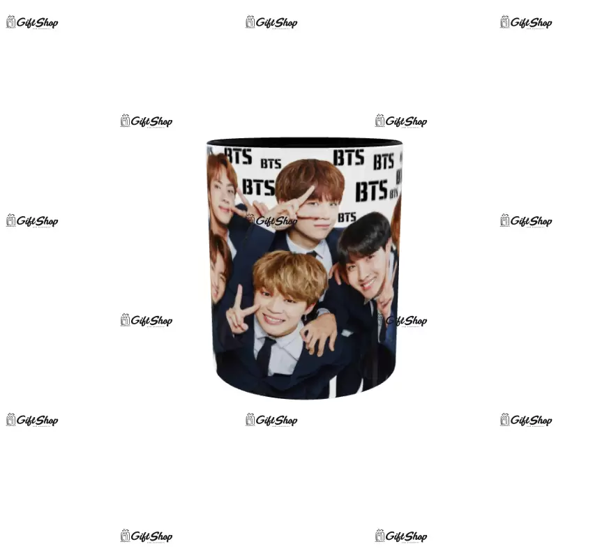 Bts, model 2, cana din ceramica, 330ml