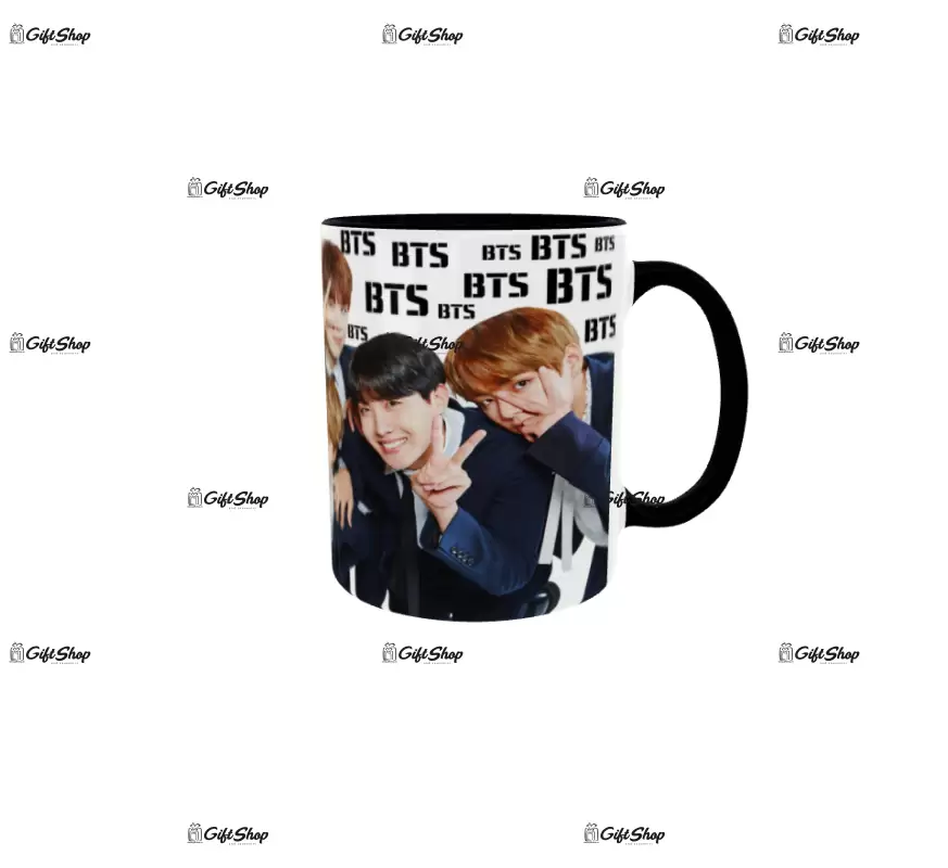 Bts, model 2, cana din ceramica, 330ml