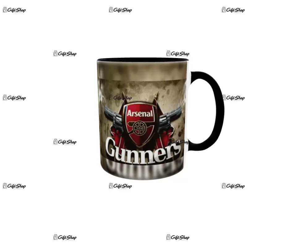 Arsenal gunners, cana ceramica, 330ml