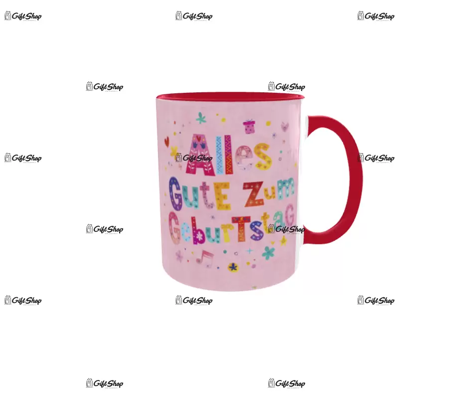 Alles gute zum geburtstag, model 1, cana ceramica, 330ml
