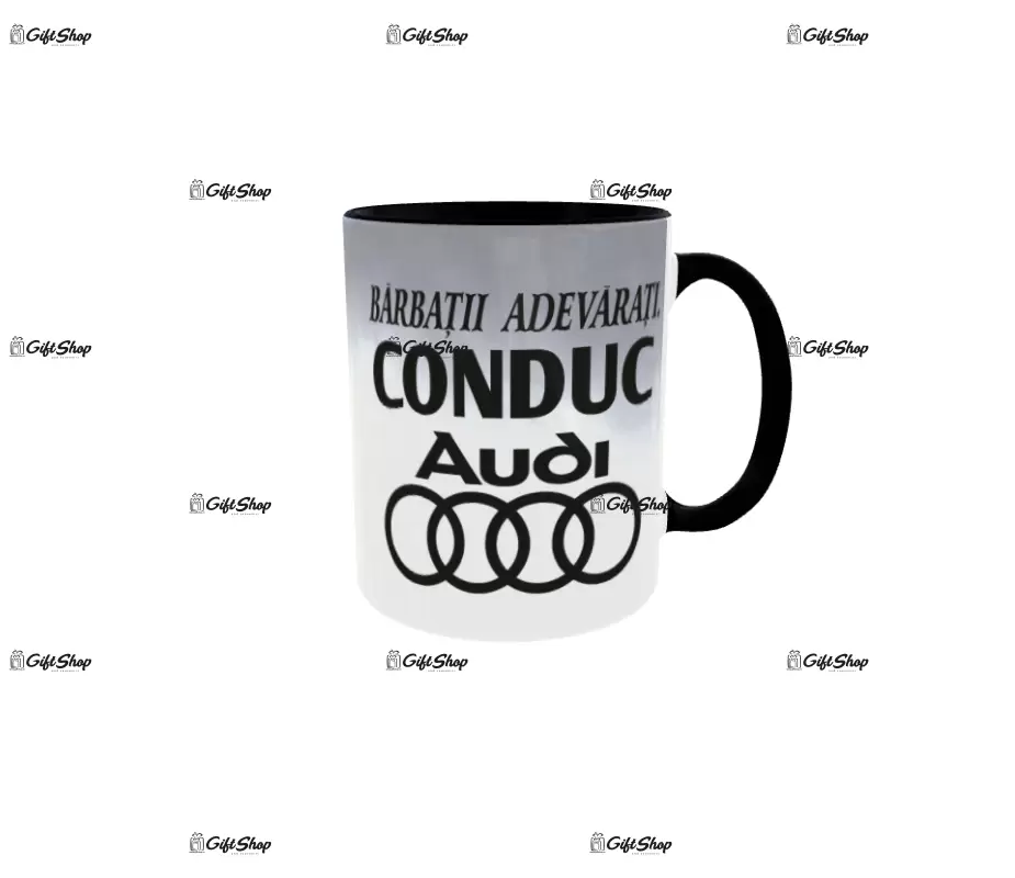 Barbatii adevarati conduc audi, cana ceramica, 330ml