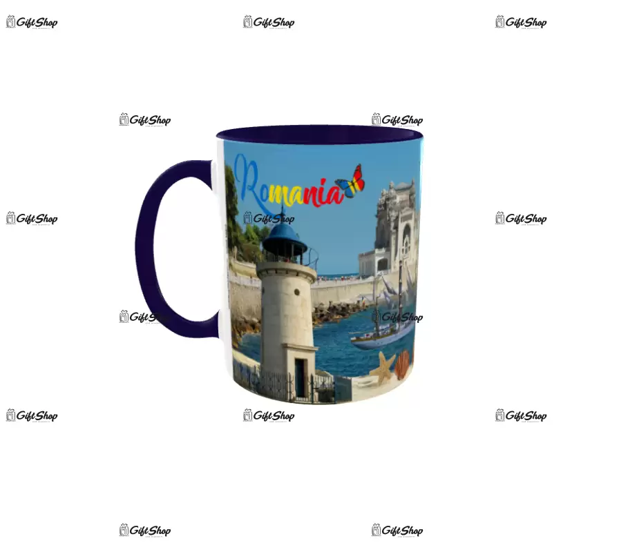Black sea romania, model 2, cana ceramica, 330ml