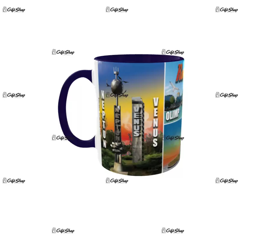 Litoral romania, model 1, cana ceramica, 330ml
