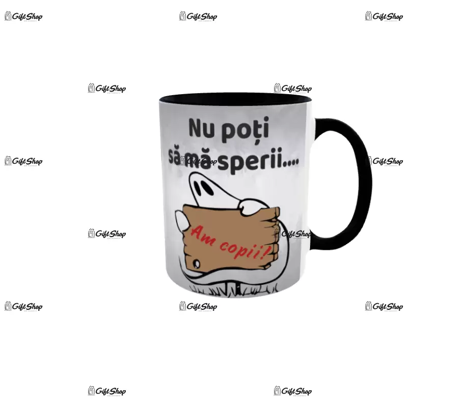 Nu poti sa ma sperii..., cana din ceramica, 330ml