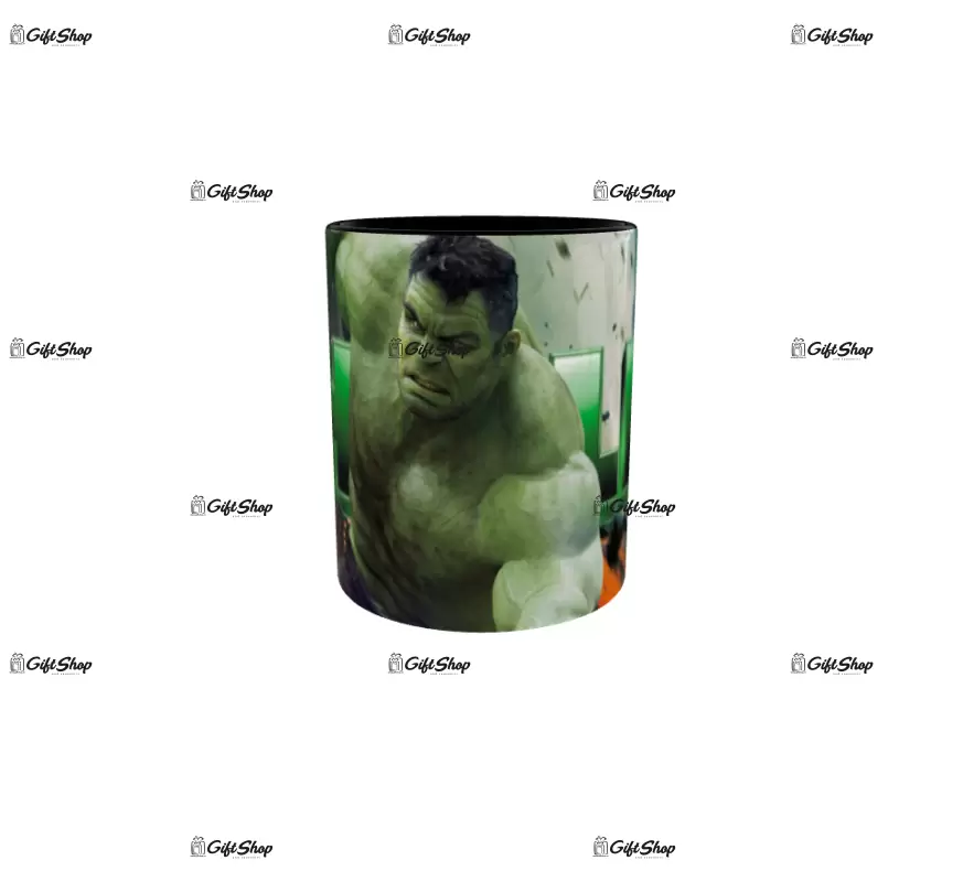 Hulk, cana din ceramica, 330ml, model 3