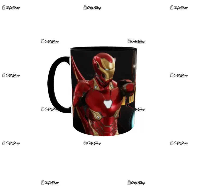 Iron man, cana din ceramica, 330ml, model 3