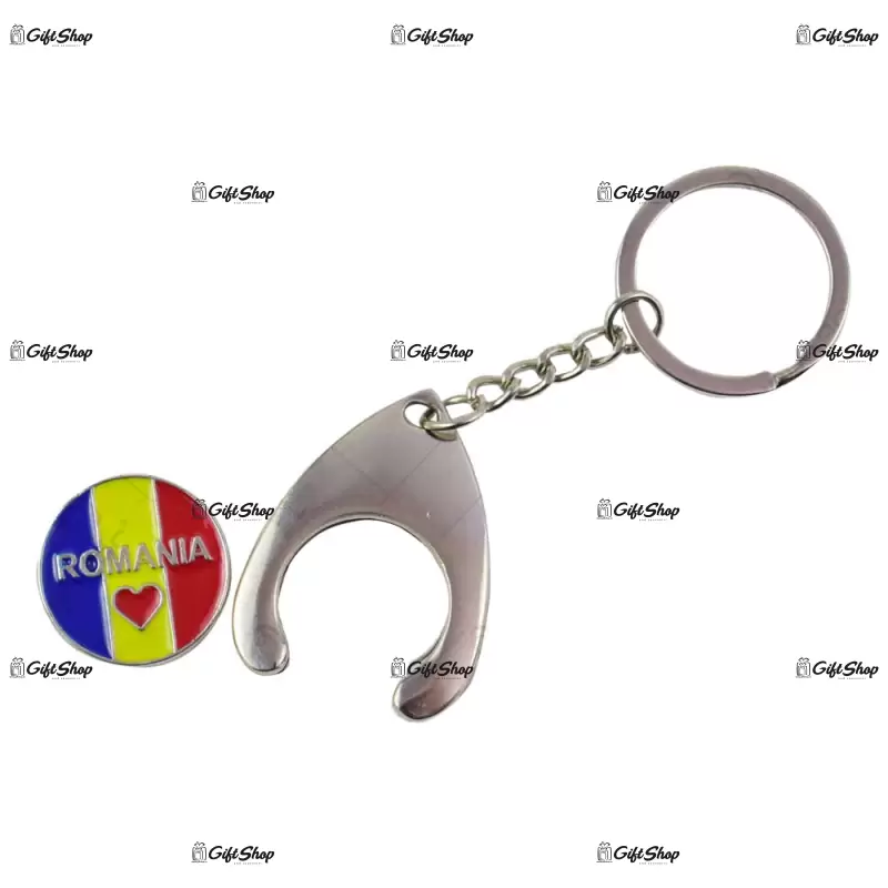 Breloc realizat din metal – design romania