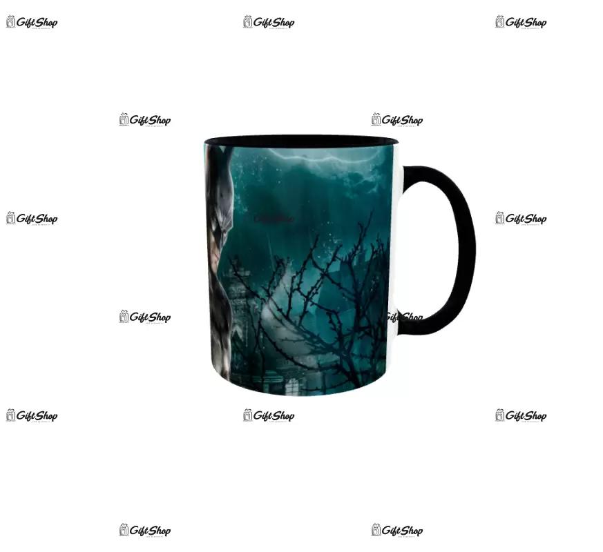 Batman rise, cana din ceramica, 330ml, model 2