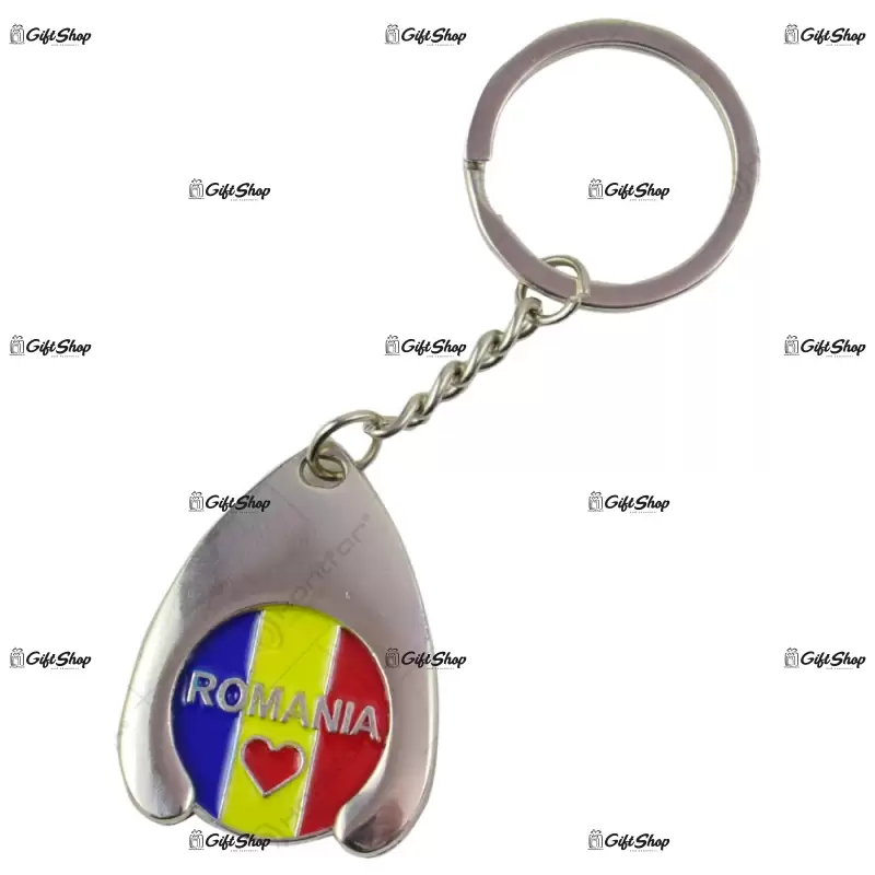 Breloc realizat din metal – design romania