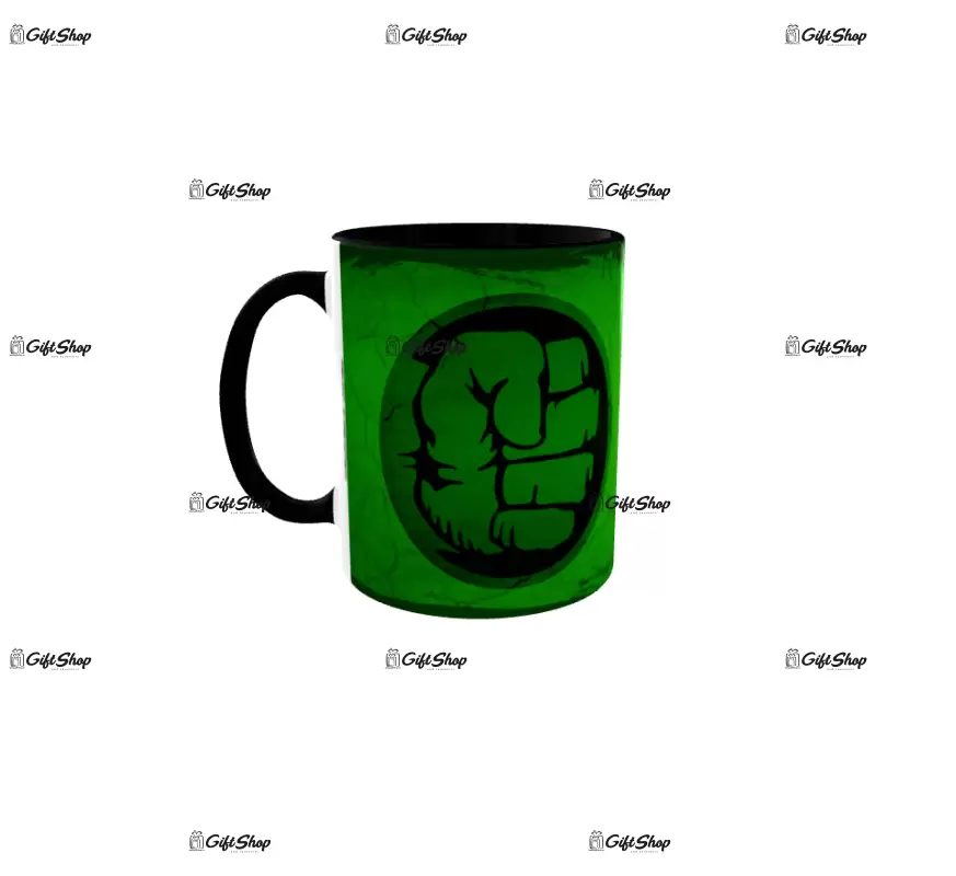 Hulk, cana din ceramica, 330ml, model 4