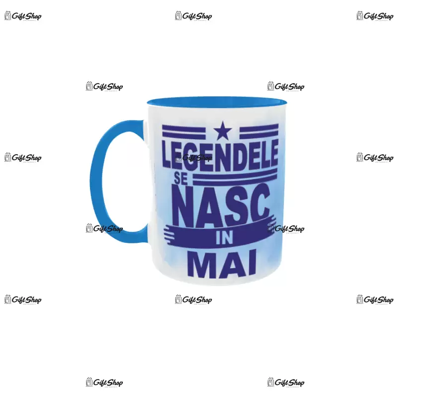 Legendele se nasc in mai, cana din ceramica, 330ml