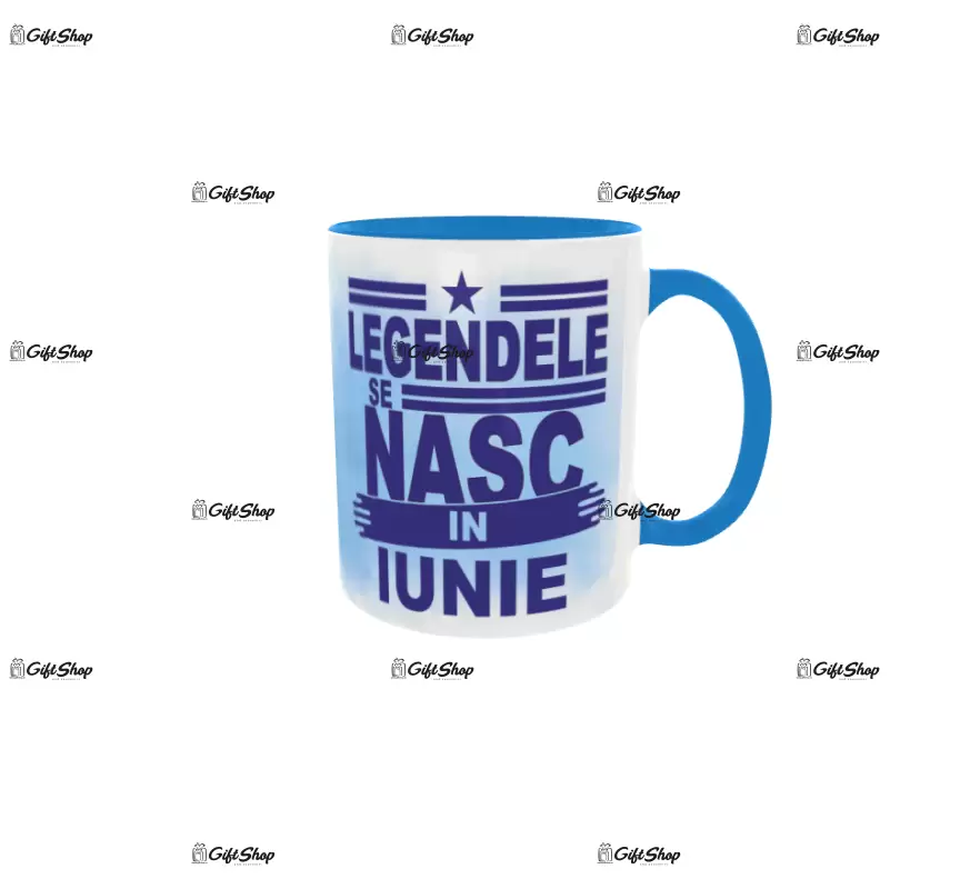 Legendele se nasc in iunie, cana din ceramica, 330ml