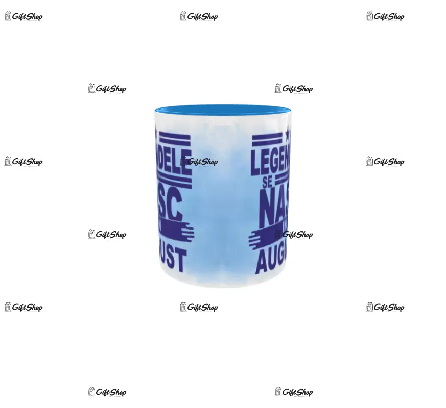 Legendele se nasc in august, cana din ceramica, 330ml
