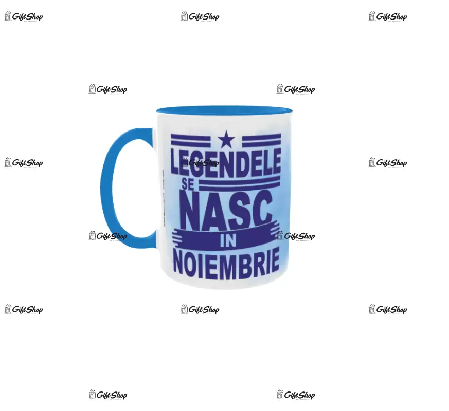 Legendele se nasc in noiembrie, cana din ceramica, 330ml