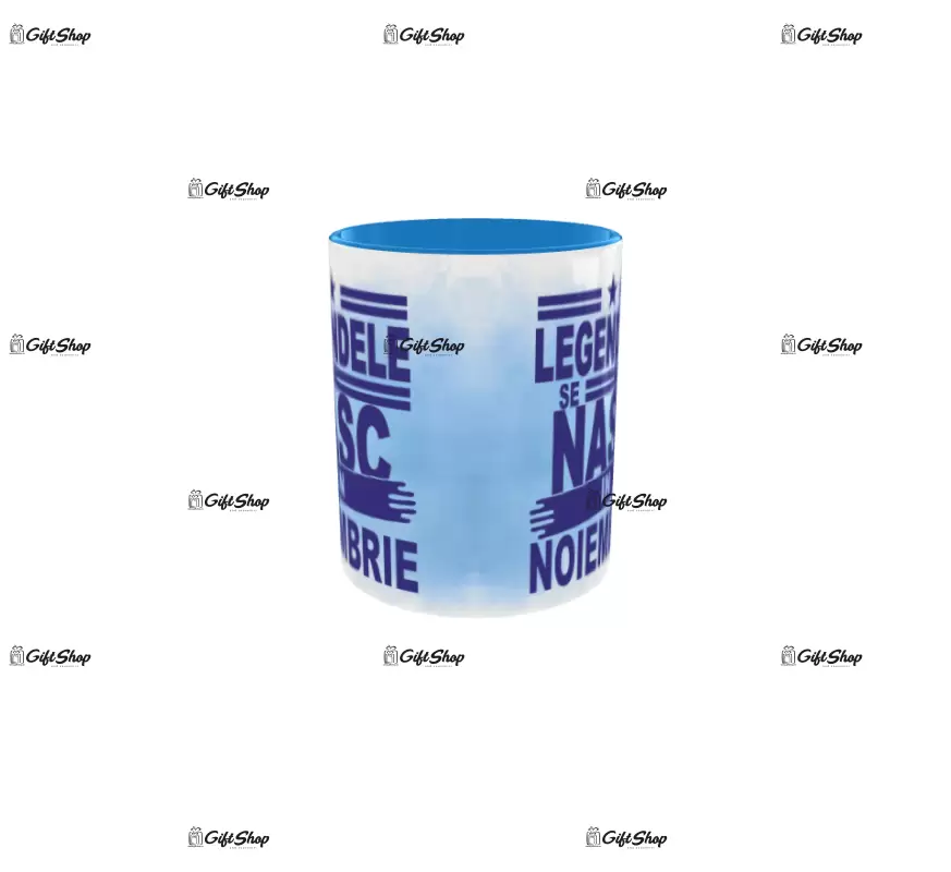 Legendele se nasc in noiembrie, cana din ceramica, 330ml