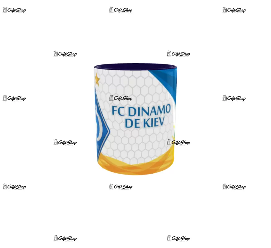 Fc dinamo kiev, cana din ceramica, 330ml